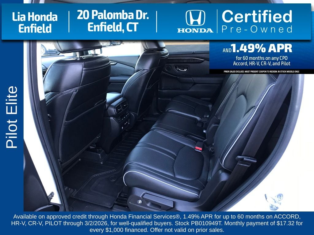 2023 Honda Pilot Elite
