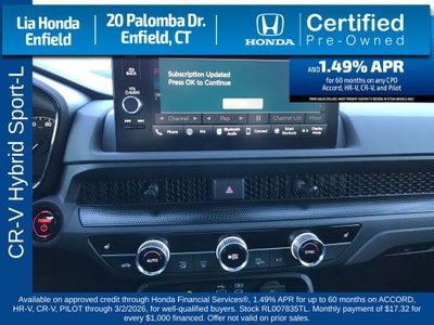 2024 Honda CR-V Hybrid Sport-L