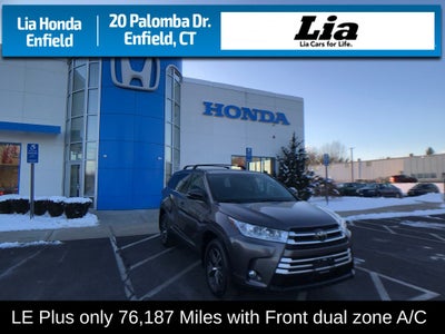 2019 Toyota Highlander LE Plus