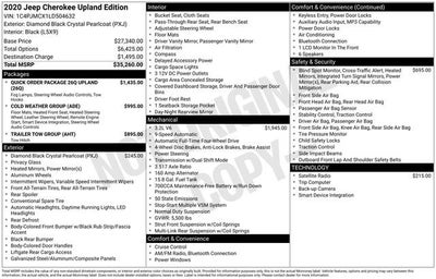 2020 Jeep Cherokee Upland