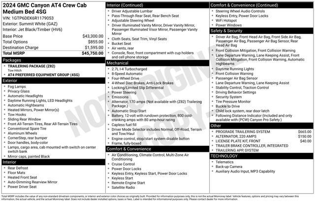 2024 GMC Canyon 4WD AT4