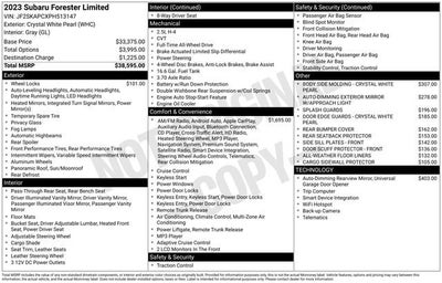2023 Subaru Forester Limited