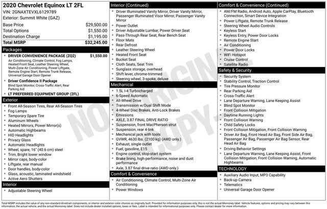 2020 Chevrolet Equinox LT