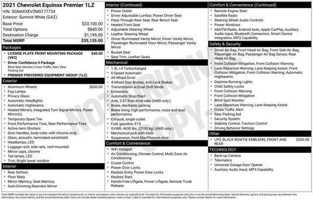2021 Chevrolet Equinox Premier