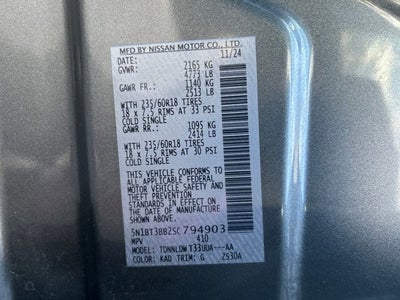 2025 Nissan Rogue SV