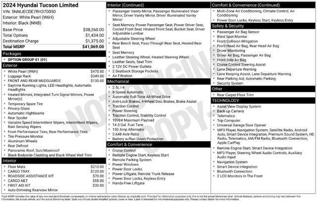 2024 Hyundai Tucson Limited