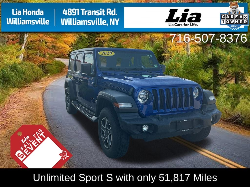 2020 Jeep Wrangler Unlimited Sport S
