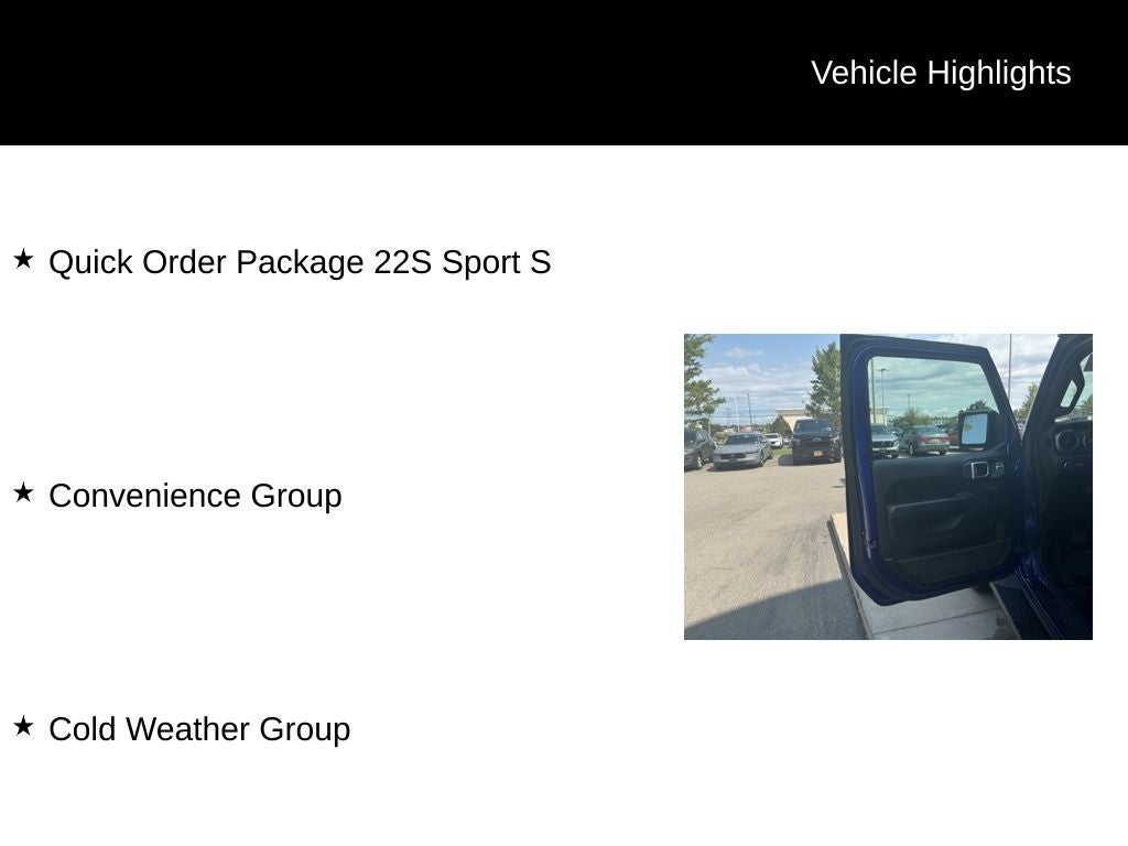 2020 Jeep Wrangler Unlimited Sport S