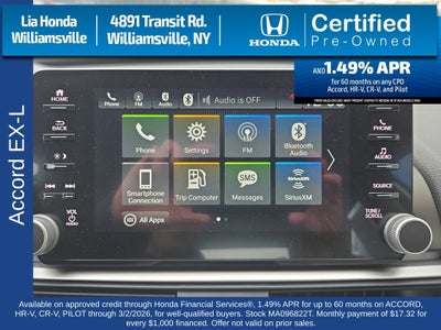 2021 Honda Accord EX-L