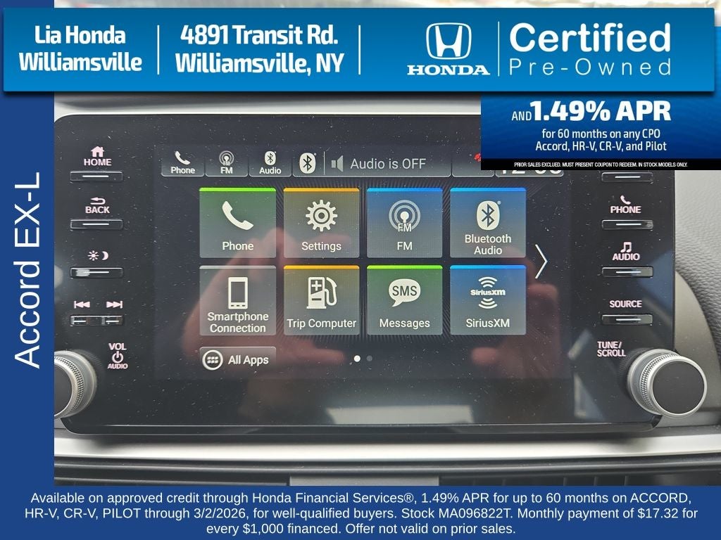 2021 Honda Accord EX-L