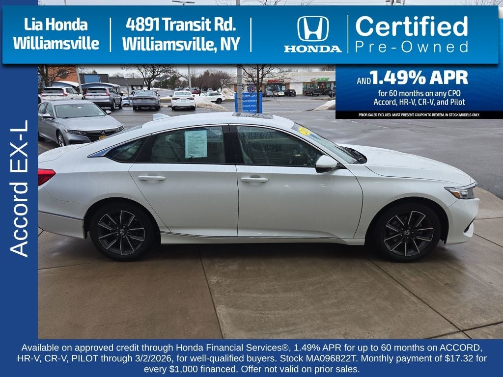 2021 Honda Accord EX-L