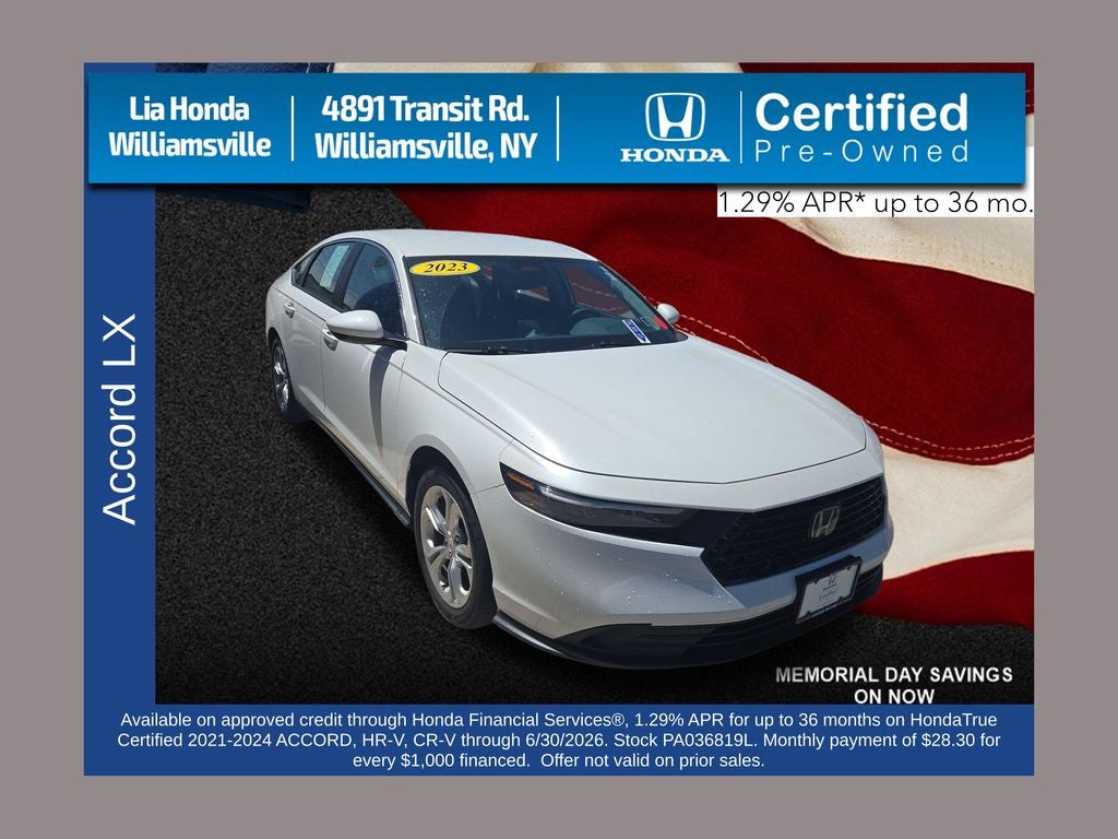 2023 Honda Accord LX