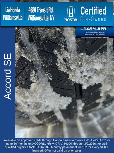 2025 Honda Accord SE