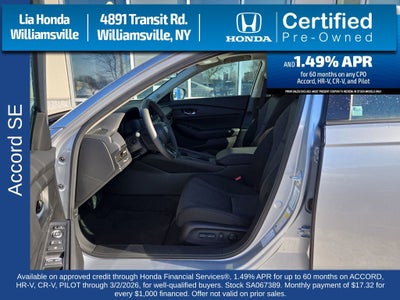 2025 Honda Accord SE