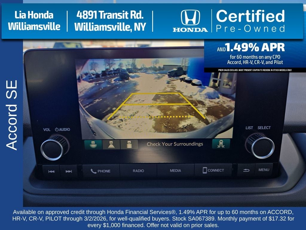 2025 Honda Accord SE