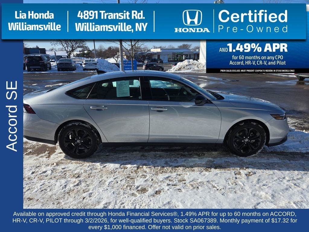 2025 Honda Accord SE
