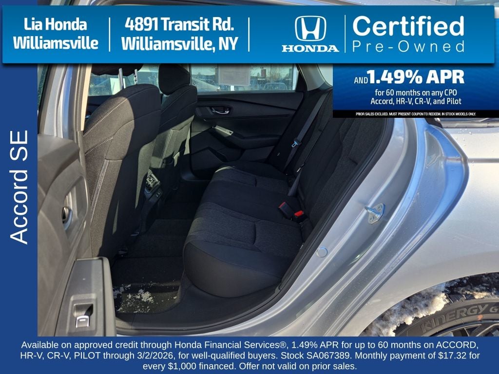 2025 Honda Accord SE