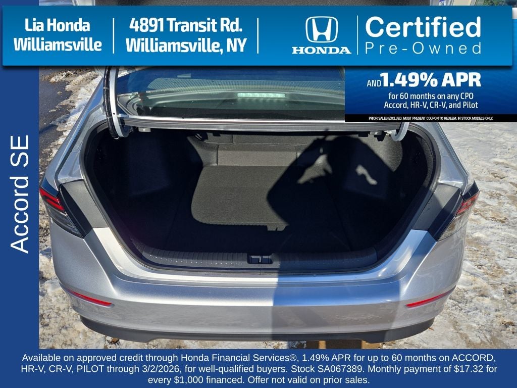 2025 Honda Accord SE