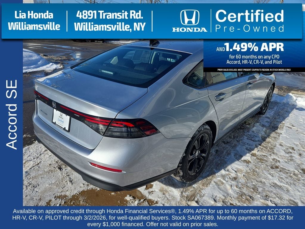 2025 Honda Accord SE
