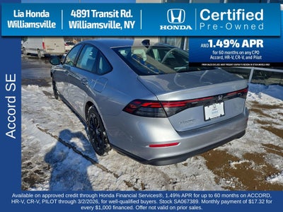 2025 Honda Accord SE