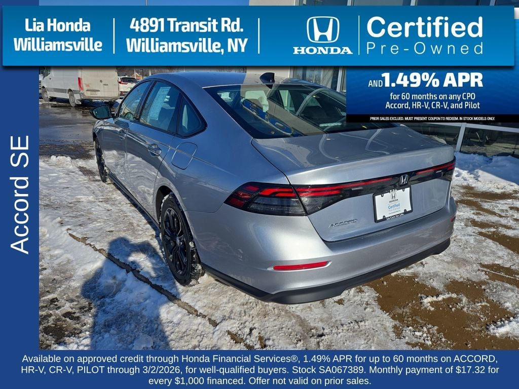 2025 Honda Accord SE