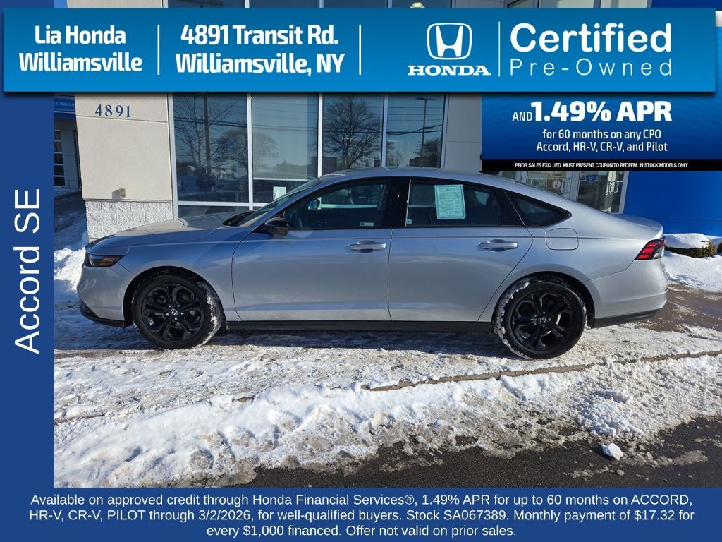 2025 Honda Accord SE