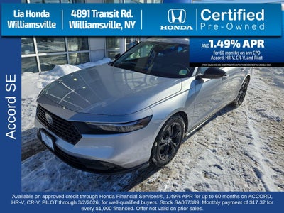 2025 Honda Accord SE