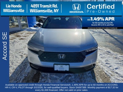 2025 Honda Accord SE