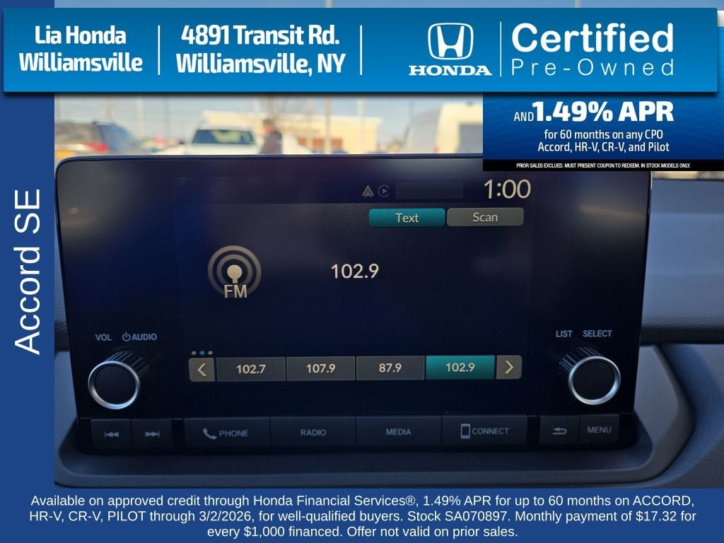 2025 Honda Accord SE