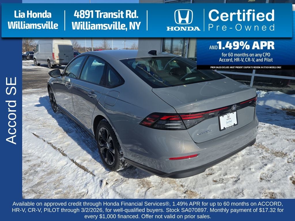 2025 Honda Accord SE