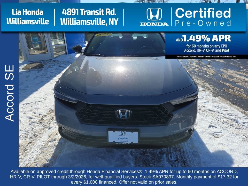 2025 Honda Accord SE