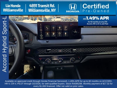 2024 Honda Accord Hybrid Sport-L