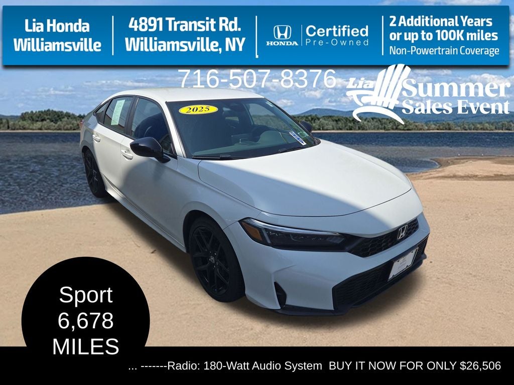 2025 Honda Civic Sport