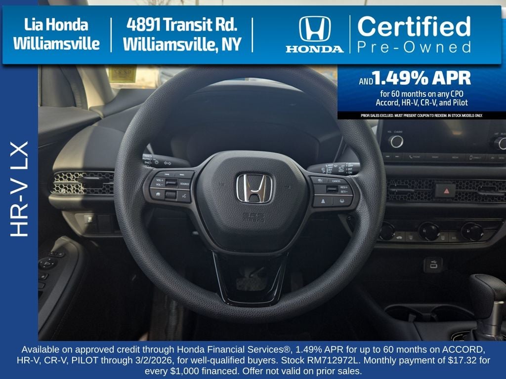 2024 Honda HR-V LX