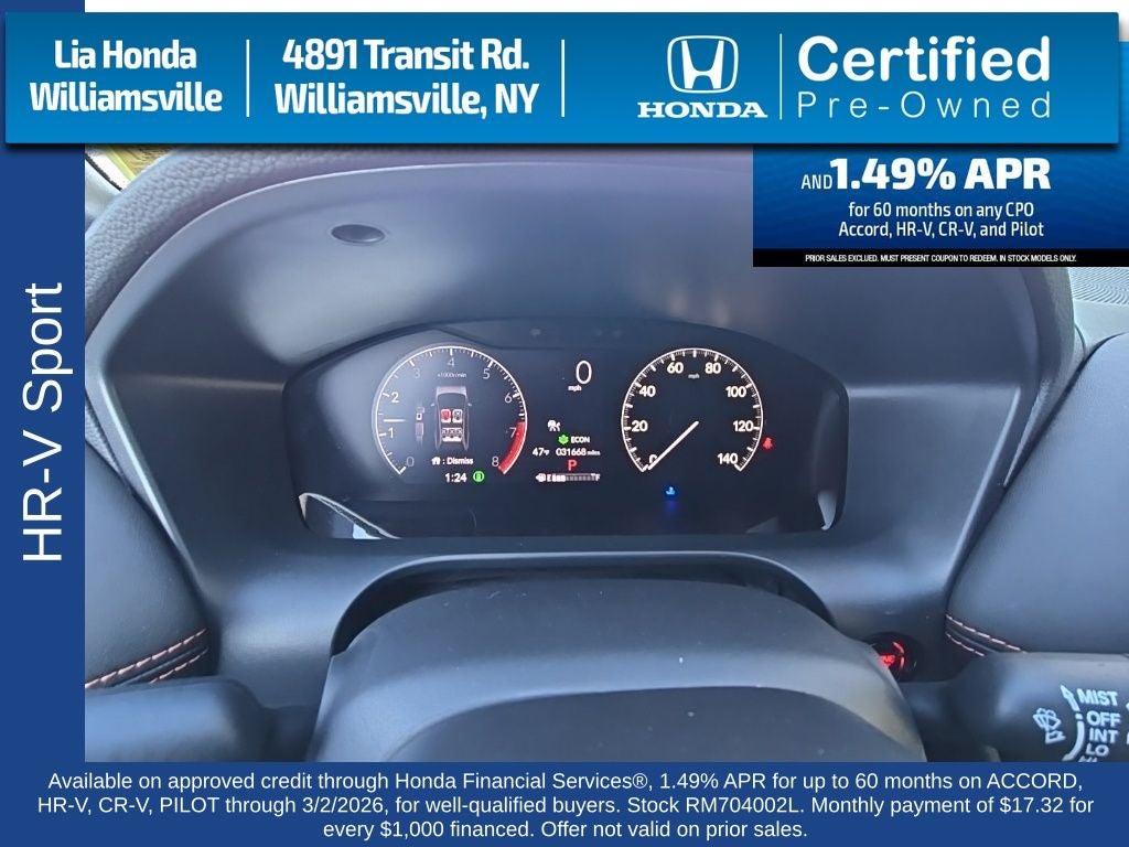 2024 Honda HR-V Sport