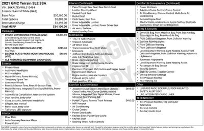 2021 GMC Terrain SLE