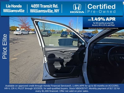 2022 Honda Pilot Elite