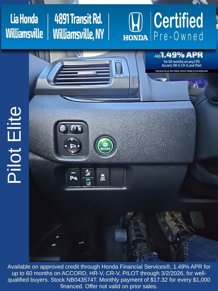 2022 Honda Pilot Elite