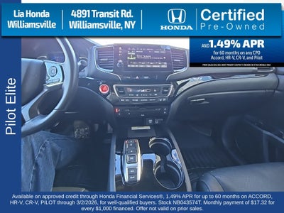 2022 Honda Pilot Elite