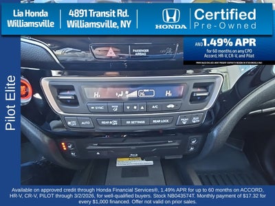 2022 Honda Pilot Elite