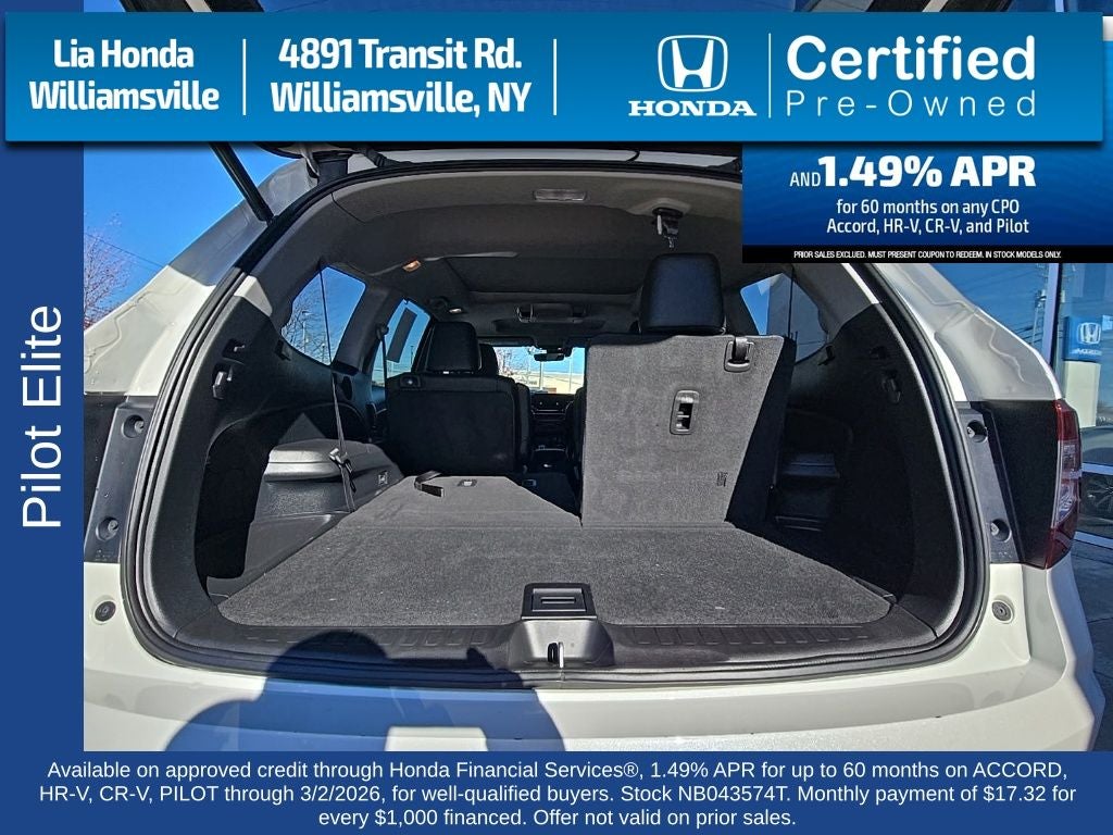 2022 Honda Pilot Elite