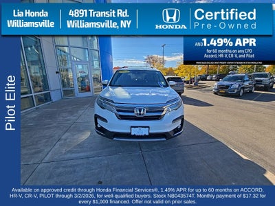 2022 Honda Pilot Elite