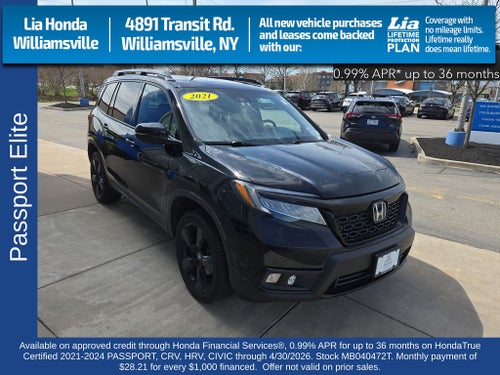 2021 Honda Passport Elite