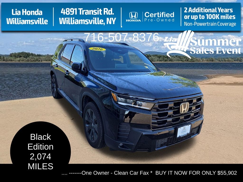 2026 Honda Pilot Black Edition