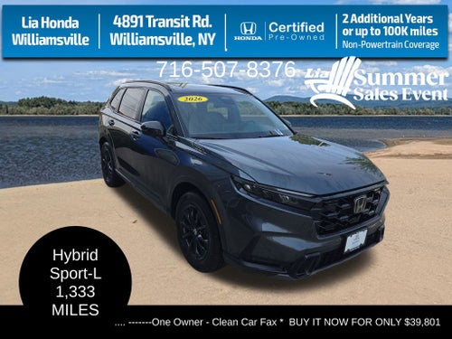 2026 Honda CR-V Hybrid Sport-L