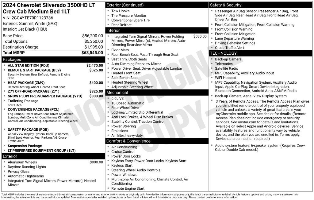 2024 Chevrolet Silverado 3500HD LT