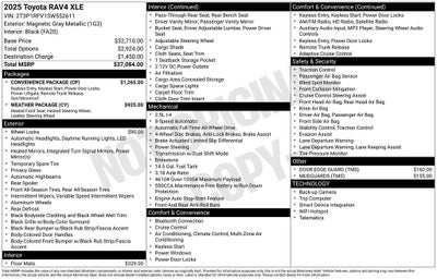 2025 Toyota RAV4 XLE