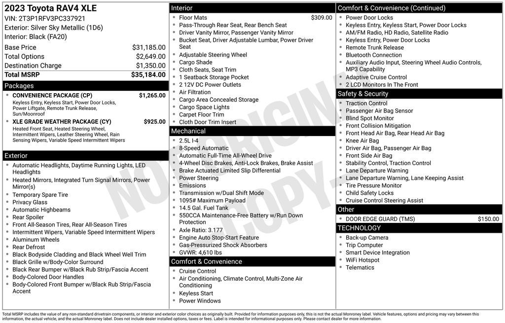 2023 Toyota RAV4 XLE