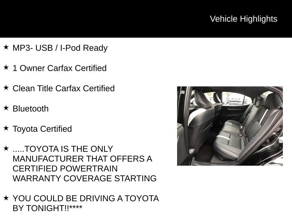 2025 Toyota Camry SE