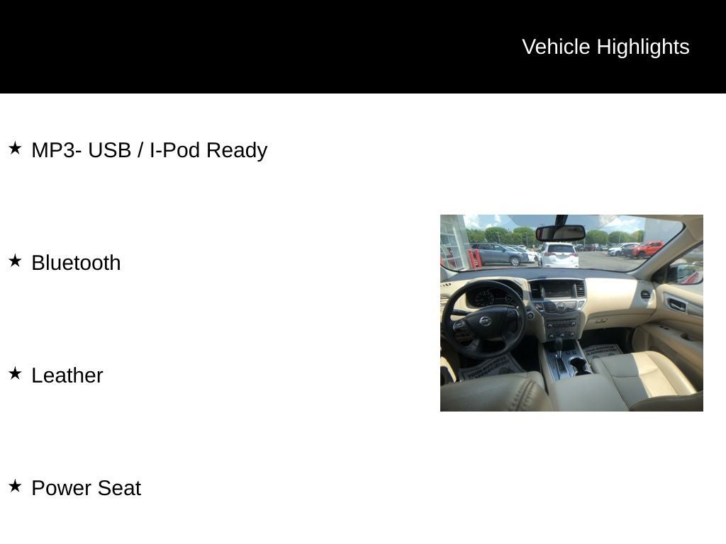 2017 Nissan Pathfinder SL